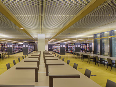 大学图书馆,铝板网吊顶