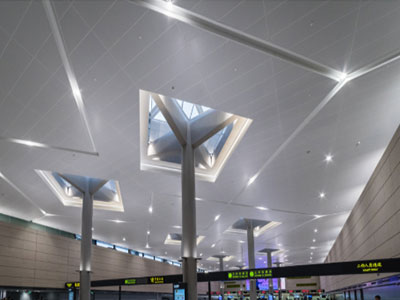 深圳机场-冲孔天花吊顶板
