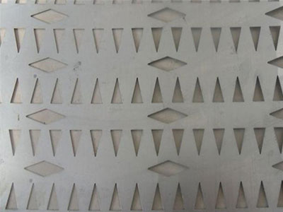 三角孔冲孔网 - 上海昶泽冲孔网筛有限公司图片2