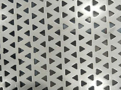 三角孔冲孔网 - 上海昶泽冲孔网筛有限公司图片3