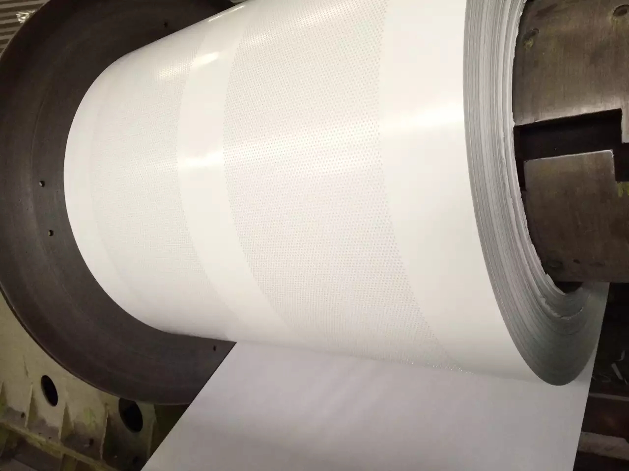 彩钢卷冲孔 整卷冲孔，300吨龙门冲床大模具整排生产加工图片2